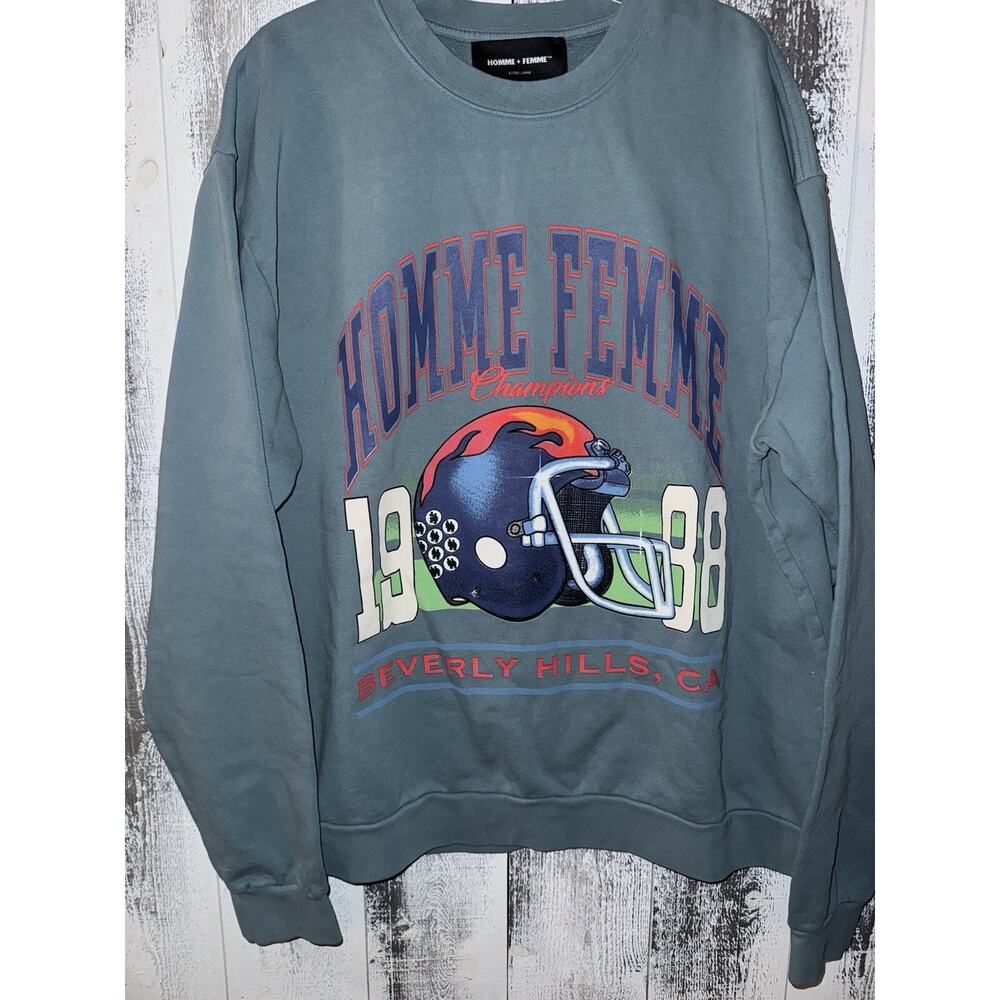 Homme Femme Champions Football Sweatshirt Size Extra Large MENS